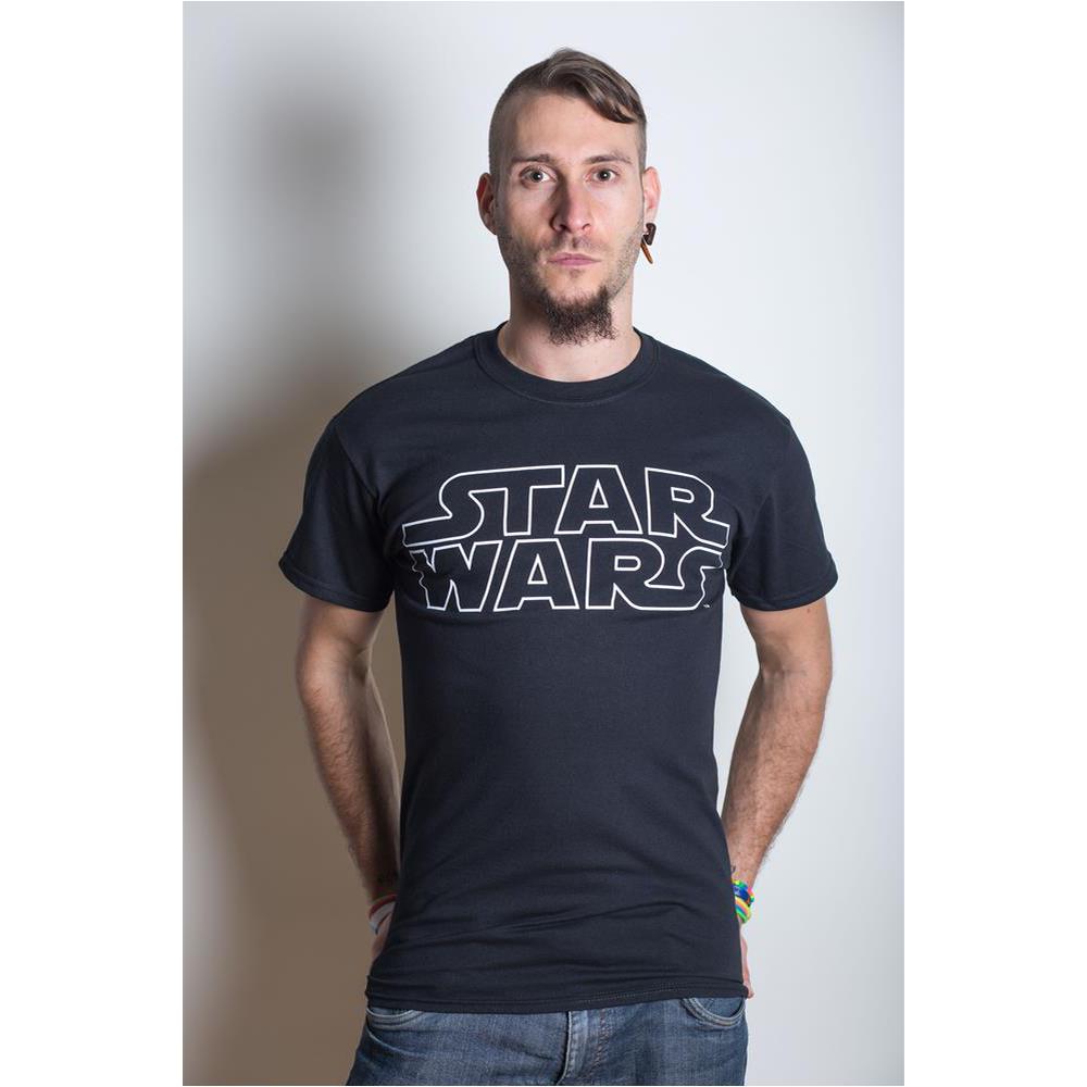 Star Wars - Logo Herren TShirt - Schwarz